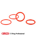 Tipo único diseño de alta elasticidad de goma roja o-ring